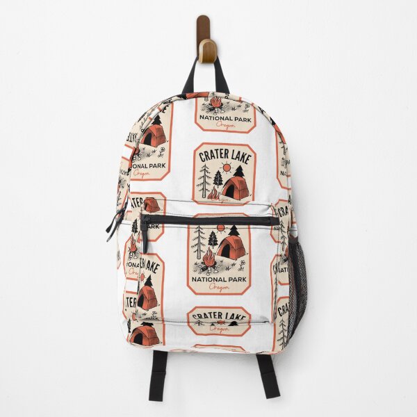 Artikelvorschau, Crater Lake National Park Retro Camping entworfen und verkauft von HalpinDesign.