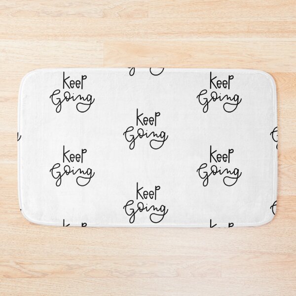 Item preview, Keep going. Sentence. Black Text. Lettering. Letters. designed and sold by AnaStickerD.