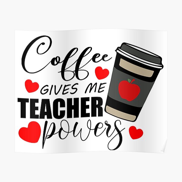 Perfect gifts for teachers! for school friends who are engaged in education Poster