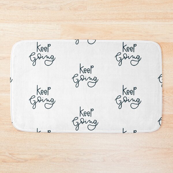 Item preview, Keep going. Sentence. Blue Text. Lettering. Letters. designed and sold by AnaStickerD.