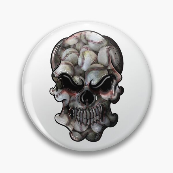 Item preview, Baseball Skull  designed and sold by MABbluefields.