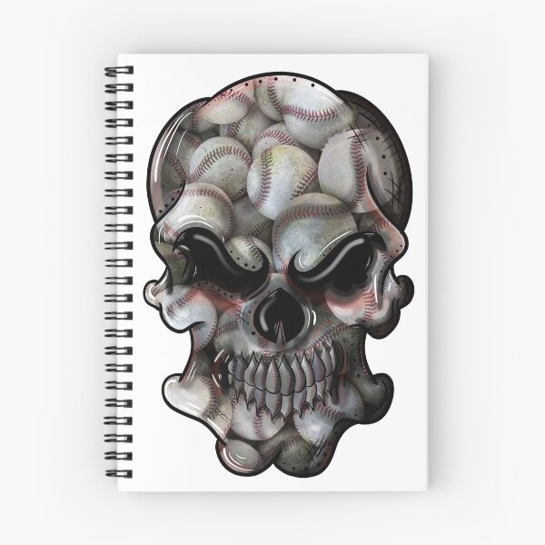 Item preview, Baseball Skull  designed and sold by MABbluefields.