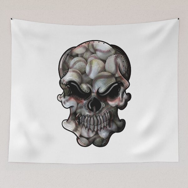 Item preview, Baseball Skull  designed and sold by MABbluefields.