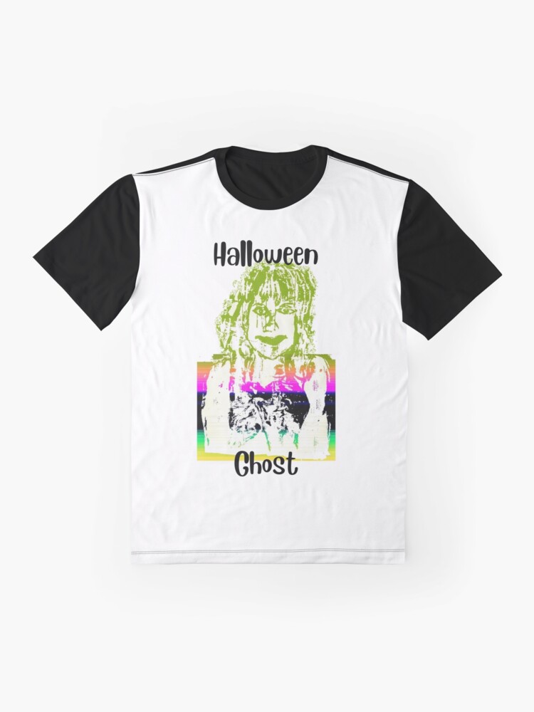 Alternate view of Halloween Ghost Graphic T-Shirt