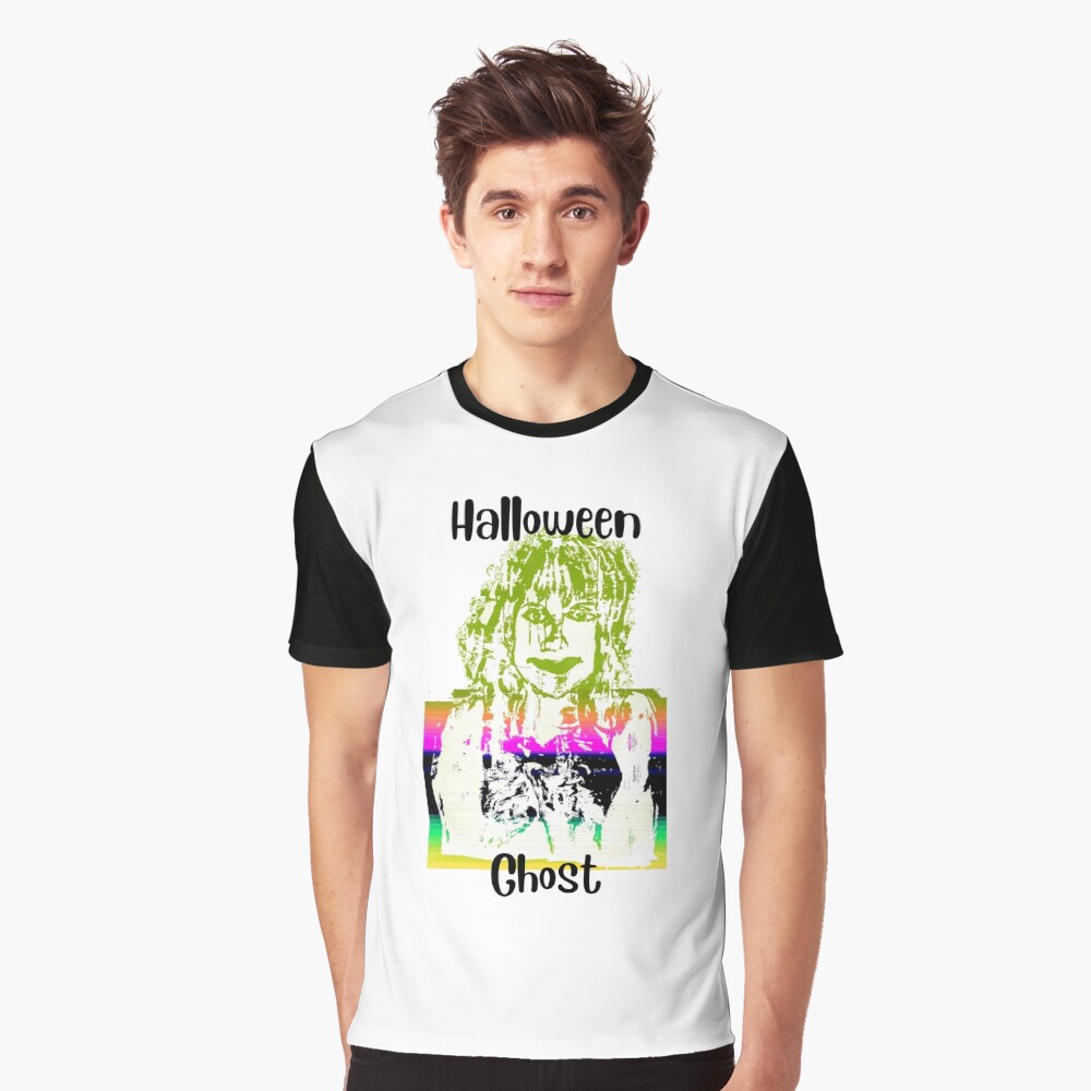 Halloween Ghost Graphic T-Shirt