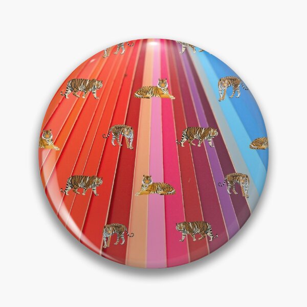 Item preview, Colorful tiger pattern designed and sold by MrJean.