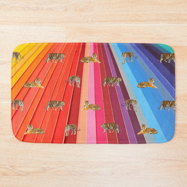 Item preview, Colorful tiger pattern designed and sold by MrJean.