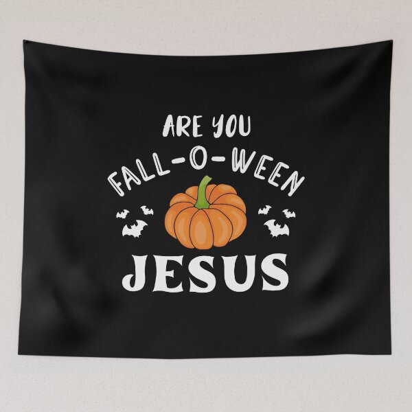 Item preview, Are you falloween jesus? Funny Fall Halloween Gift idea for Men, Women or Friends designed and sold by Unicorny-Design.