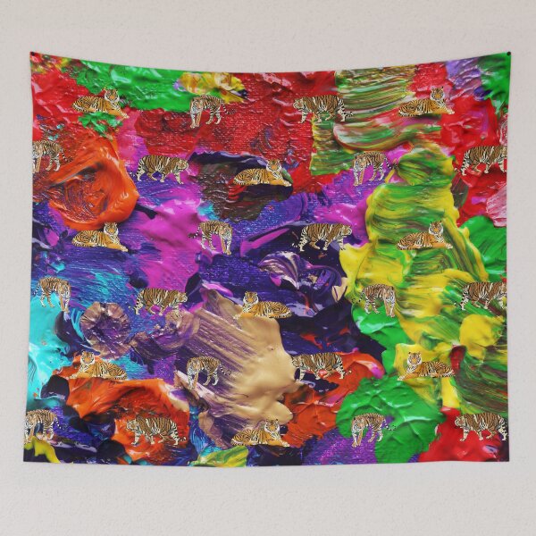 Item preview, Artistic tiger pattern designed and sold by MrJean.