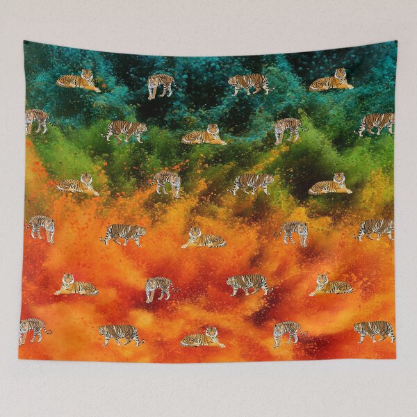 Item preview, Abstract tiger pattern designed and sold by MrJean.