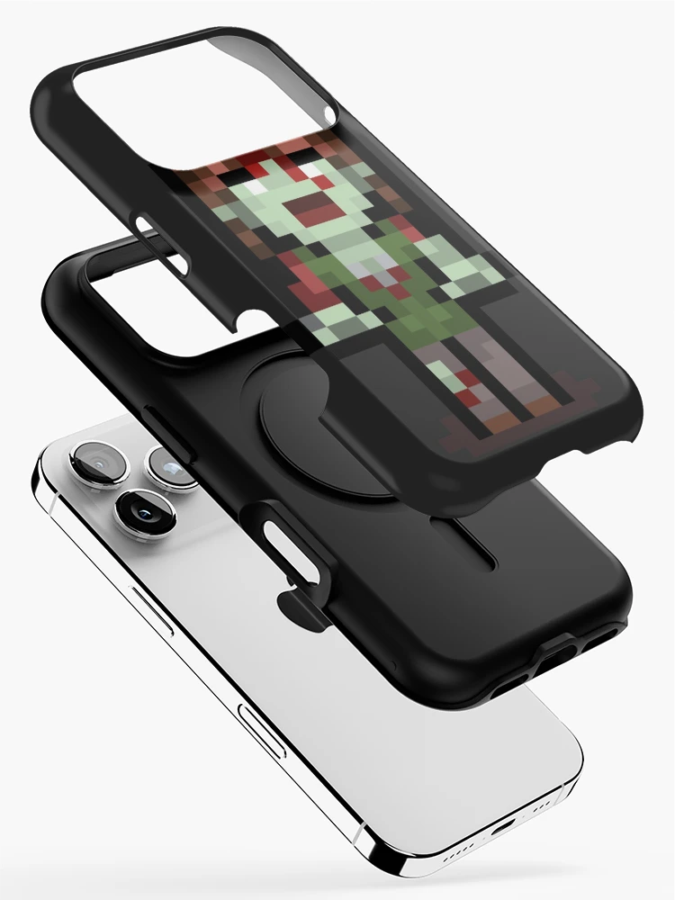 Thumbnail 2 of 4, iPhone Case, Pixel Art Zombie "Rae Rae" designed and sold by fallinfrog.
