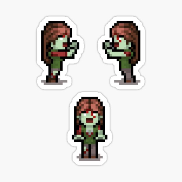 Item preview, Pixel Art Zombie "Rae Rae" designed and sold by fallinfrog.