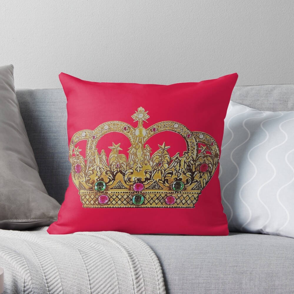 QUEENS CROWN RED  Sticker for Sale by GIVENGRACELIFE