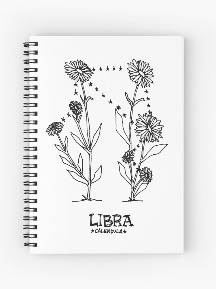 Cuaderno de espiral « siempre manteniendo la armonía a su alrededor. Las  caléndulas representan satisfacción» de zoazig | Redbubble