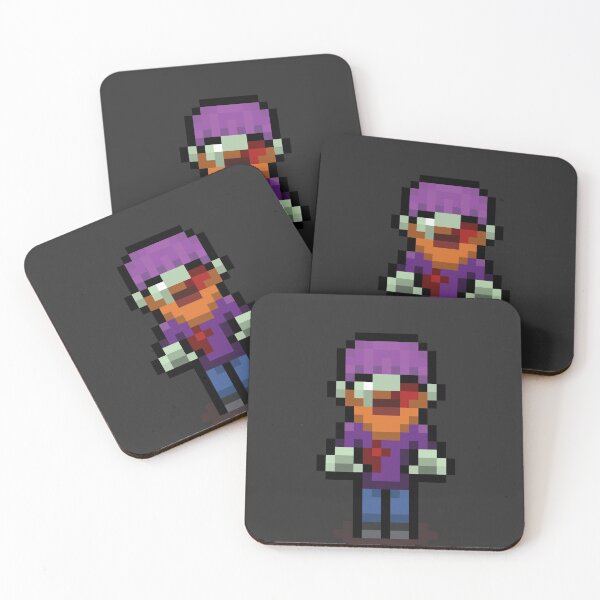 Aperçu de l'œuvre Pixel Art Zombie "Trevor" créée et vendue par fallinfrog.
