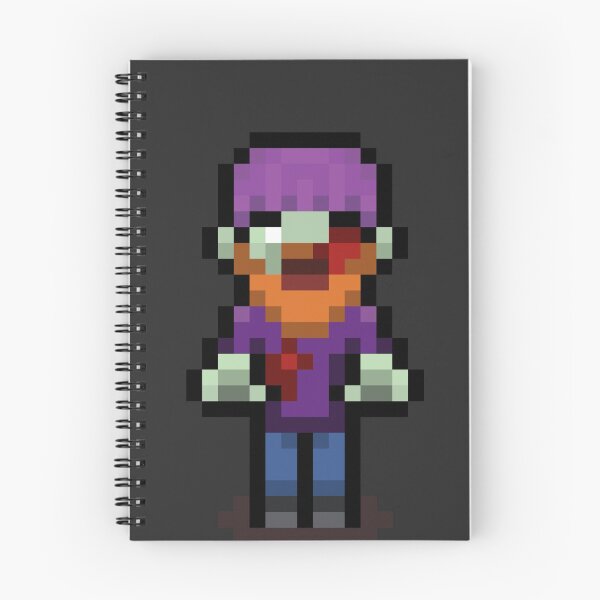 Aperçu de l'œuvre Pixel Art Zombie "Trevor" créée et vendue par fallinfrog.