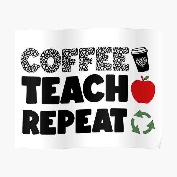 Perfect gifts for teachers! for school friends who are engaged in education Poster