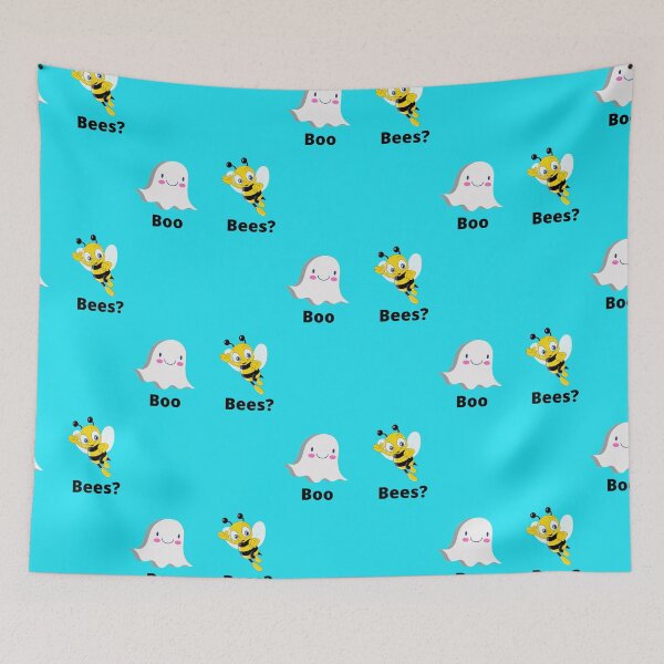 Item preview, Halloween Funny Tees with Ghost and Bee designed and sold by T-Larious-Tees.