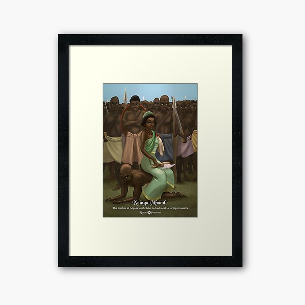 Nzinga Mbande - Rejected Princesses Framed Art Print