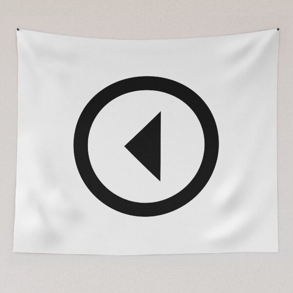 Item preview, MDI Arrow-Left-Drop-Circle-Outline designed and sold by GnarlyFurtardo.