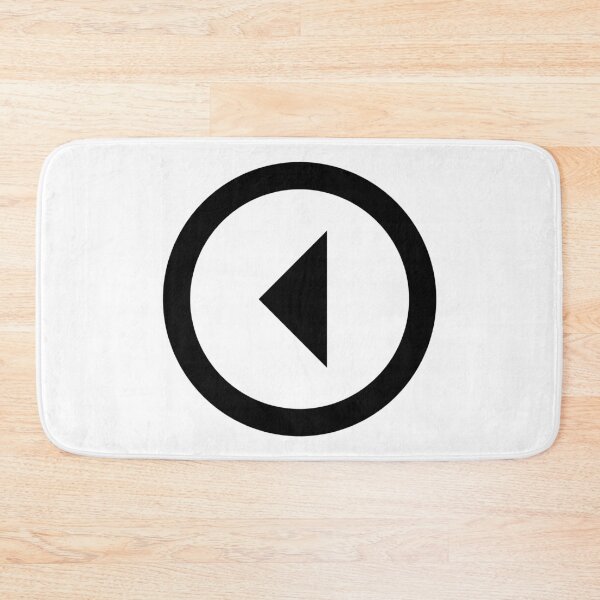 Item preview, MDI Arrow-Left-Drop-Circle-Outline designed and sold by GnarlyFurtardo.