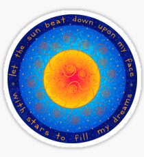 Kashmir Sun Sticker