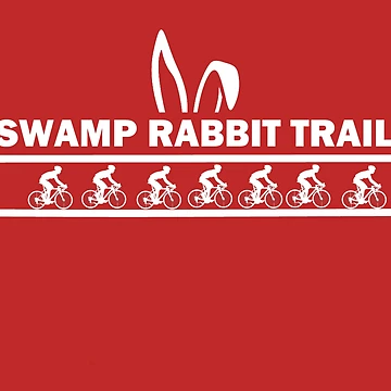 Artwork thumbnail,  Swamp Rabbit Trail v2 by SwampfoxDesign