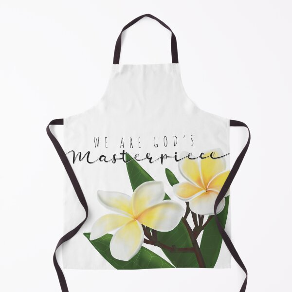 Item preview, We are God’s Masterpiece with Plumerias designed and sold by Isabelle Verona.