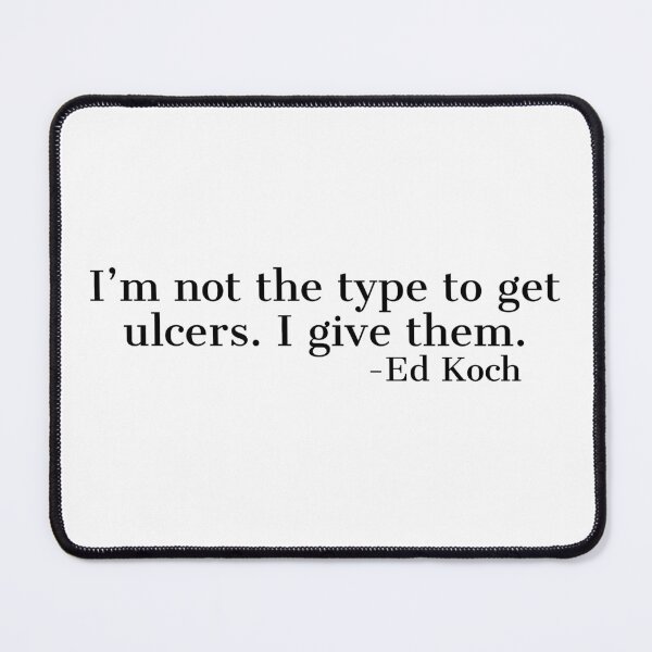 Item preview, Ed Koch on giving a  designed and sold by Yviemakes.