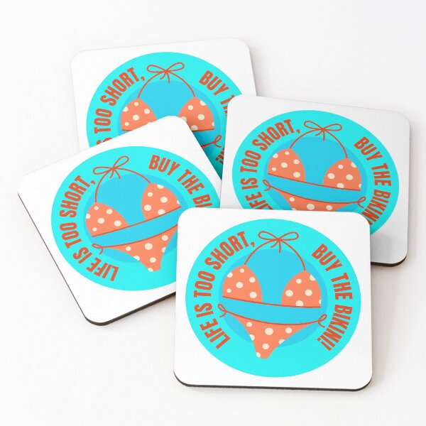 Item preview, Life Is Short You Only Live Once Bikini Sayings designed and sold by StickerbashCo.