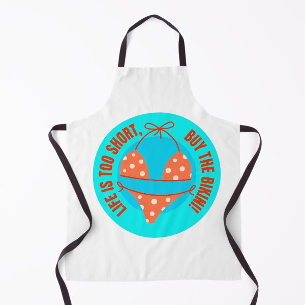 Item preview, Life Is Short You Only Live Once Bikini Sayings designed and sold by StickerbashCo.