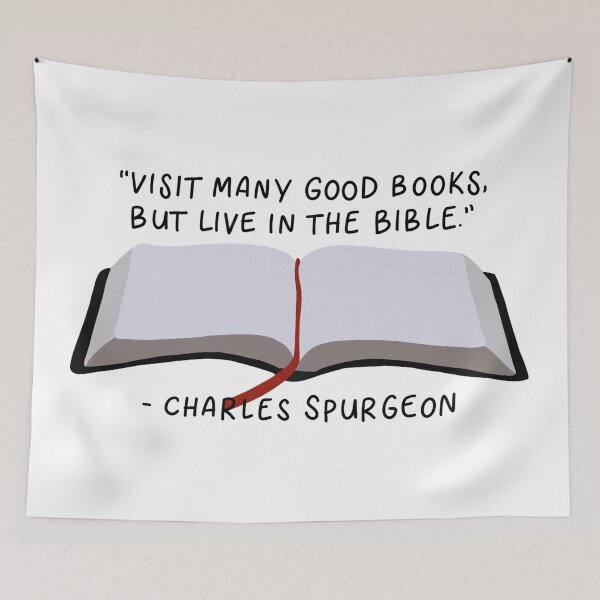 Item preview, Visit Many Good Books, But Live In The Bible designed and sold by Abbiegq.