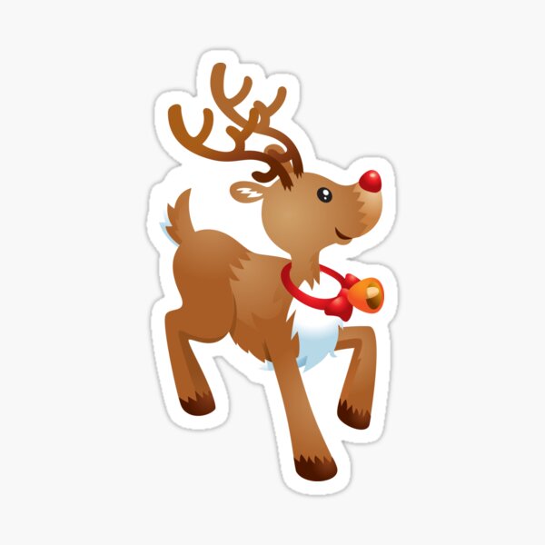 Cute Baby Reindeer Stickers Redbubble