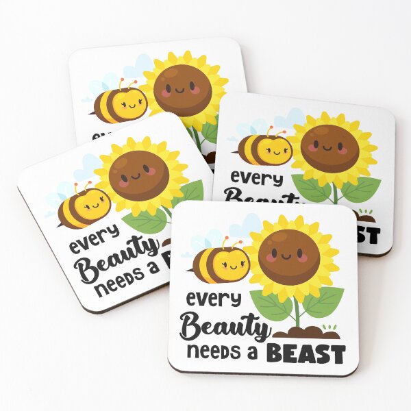 Item preview, Being Beautiful I Need You Every Beauty Needs A Beast designed and sold by StickerbashCo.