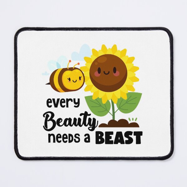 Item preview, Being Beautiful I Need You Every Beauty Needs A Beast designed and sold by StickerbashCo.
