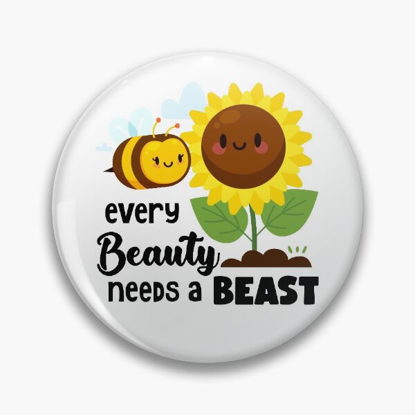 Item preview, Being Beautiful I Need You Every Beauty Needs A Beast designed and sold by StickerbashCo.