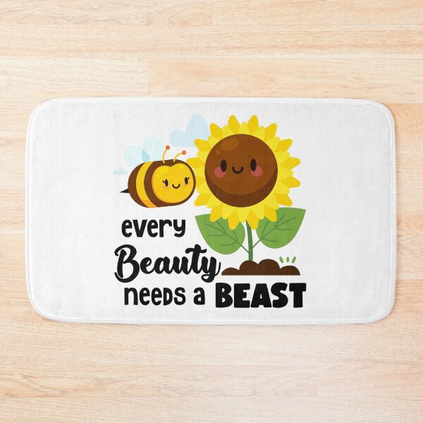 Item preview, Being Beautiful I Need You Every Beauty Needs A Beast designed and sold by StickerbashCo.
