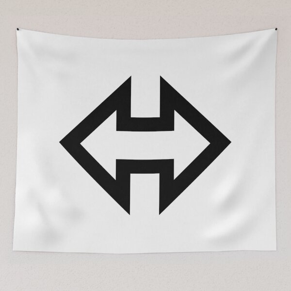 Item preview, MDI Arrow Left Right Bold Outline designed and sold by GnarlyFurtardo.