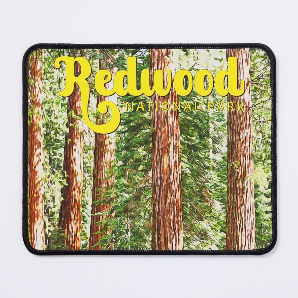 Item preview, Redwood National Park California Watercolor Vintage designed and sold by KrisSidDesigns.