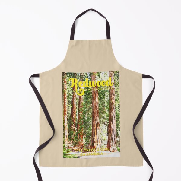 Item preview, Redwood National Park California Watercolor Vintage designed and sold by KrisSidDesigns.