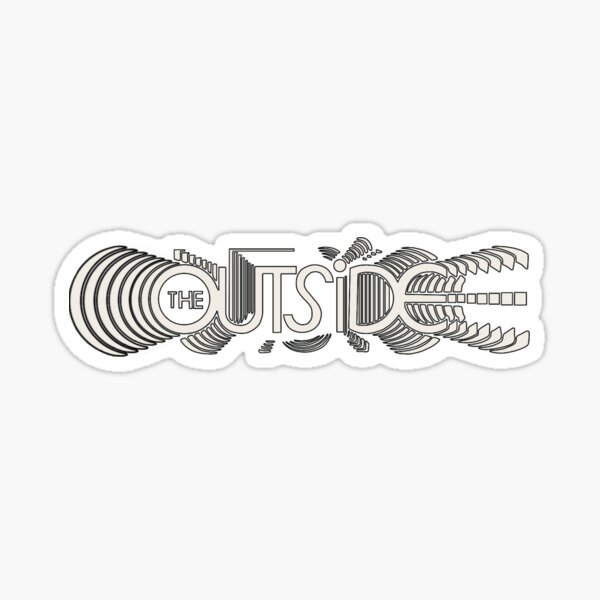 The Outside Title Sticker