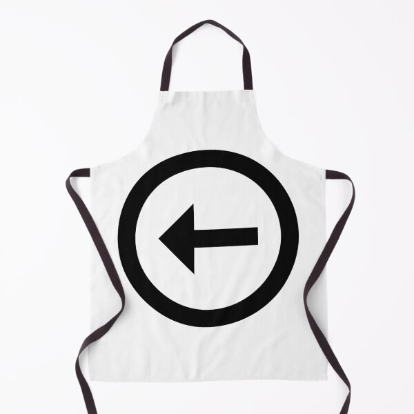 Item preview, MDI Arrow Left Thin Circle Outline designed and sold by GnarlyFurtardo.