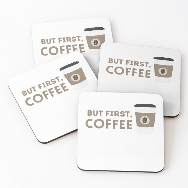 Item preview, But First, Coffee designed and sold by ArtsySaturn.