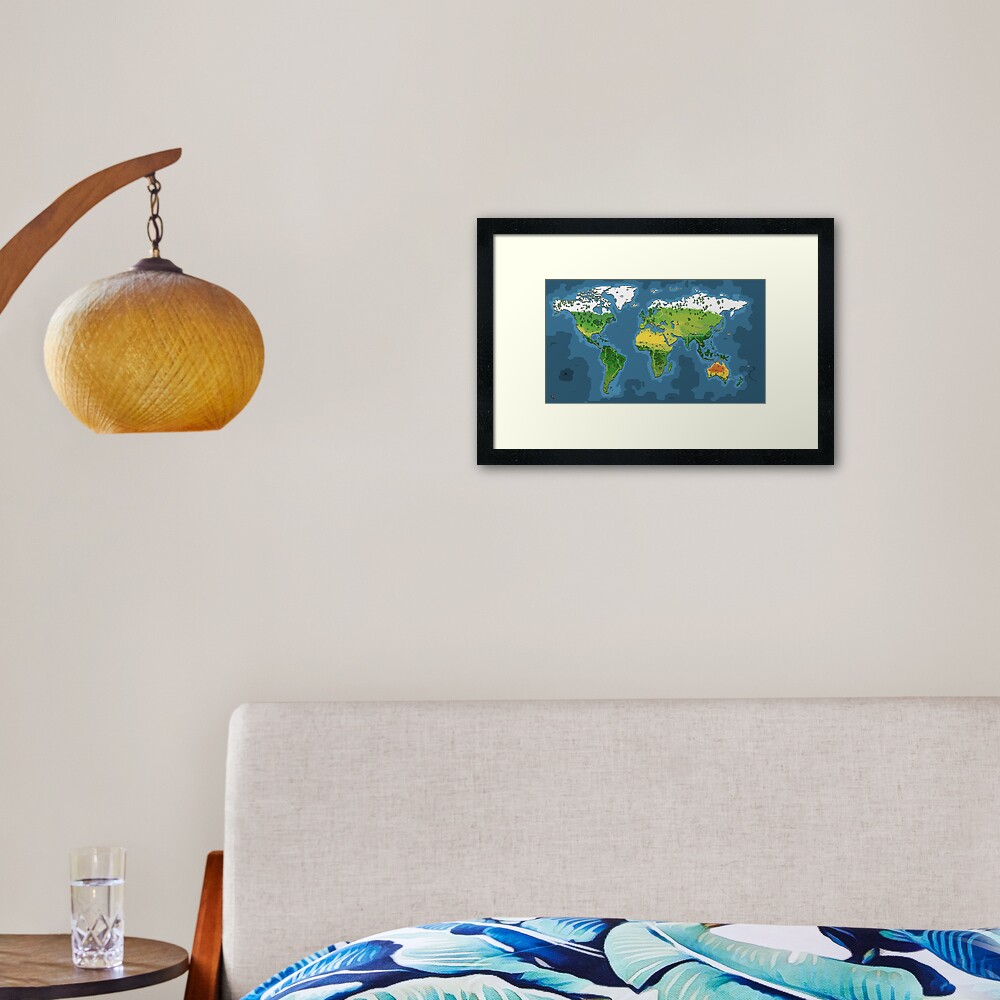 Item preview, Framed Art Print designed and sold by SirLazz.