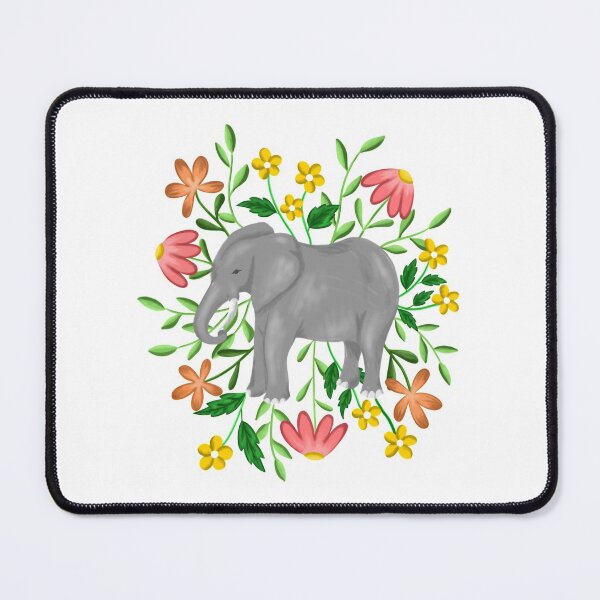 Item preview, Floral Elephant designed and sold by Lizzamour.