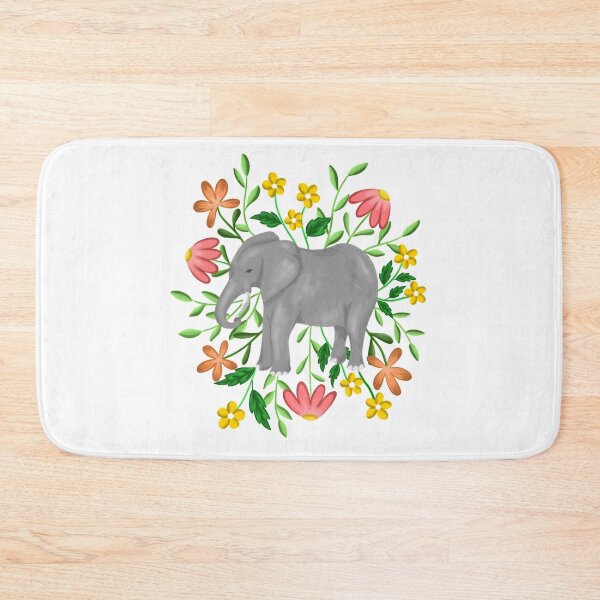 Item preview, Floral Elephant designed and sold by Lizzamour.