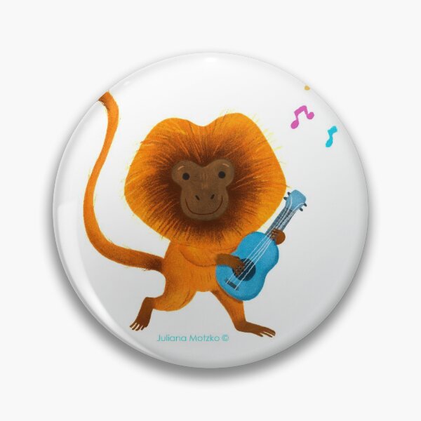 Item preview, Golden Lion Tamarin playing a guitar song designed and sold by julianamotzko.