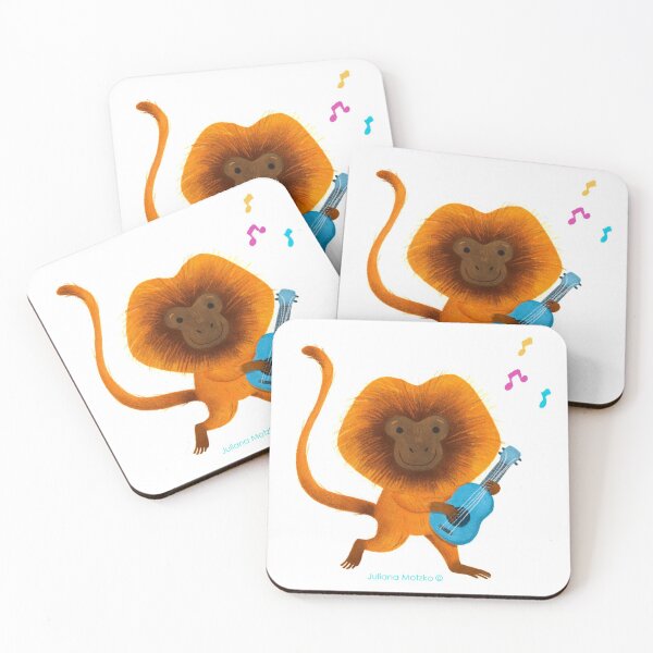 Item preview, Golden Lion Tamarin playing a guitar song designed and sold by julianamotzko.