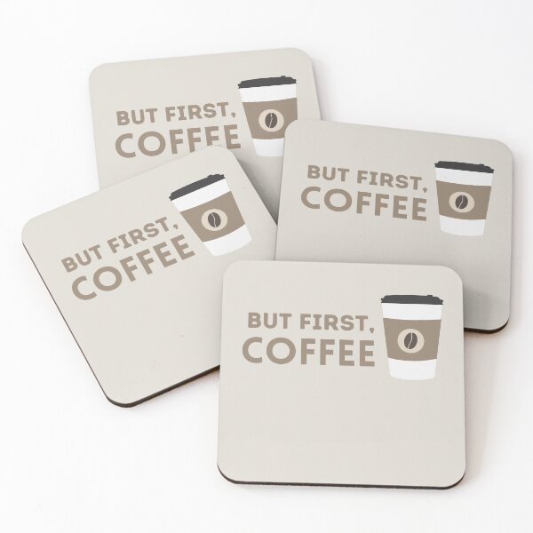 Item preview, But First, Coffee designed and sold by ArtsySaturn.