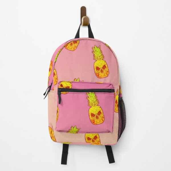 Item preview, Pink Pineapple Skull Pattern designed and sold by BoneArtPetite.